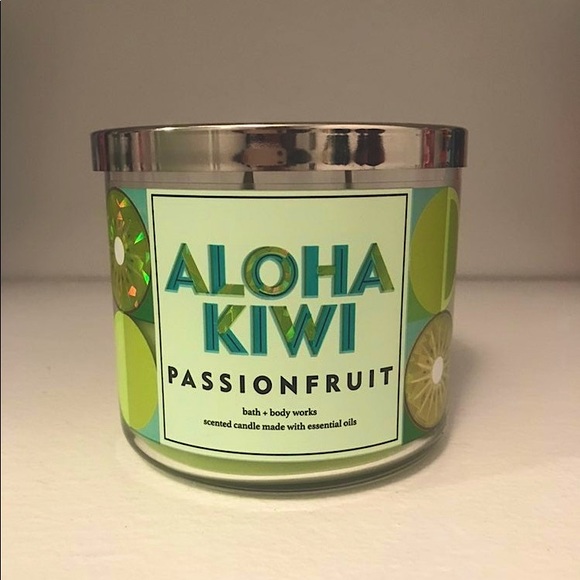 Aloha Kiwi Passionfruit 3 Wick Candle